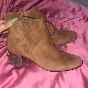 brown booties